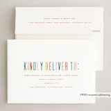 "Bright And Colorful" - Holiday Cards in Candy by Michelle Taylor - FREE Recipient Addressing
