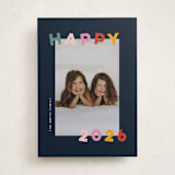 "Dancing Happy" - Holiday Cards in Starlight by Sarah Hawkins Designs - Front