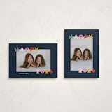 "Dancing Happy" - Holiday Cards in Starlight by Sarah Hawkins Designs - Photo Orientation Options