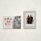 "Starlight Wishes" - Holiday Cards in Confetti by Kercia Jane - Photo Orientation Options