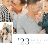 "INSET" - Holiday Cards in Blue Joy by Melanie Kosuge - Detail