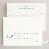 "INSET" - Holiday Cards in Blue Joy by Melanie Kosuge - FREE Recipient Addressing