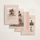 "Bring on the cheer" - Holiday Cards in Creamsicle by Snow and Ivy - Back of Card Options