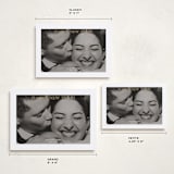 "White Border" - Holiday Cards in Caramel by Annie Chan - Formats Available