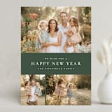 "Quartzite" - Holiday Cards in Eucalyptus by Wildfield Paper Co - Front