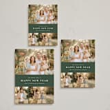 "Quartzite" - Holiday Cards in Eucalyptus by Wildfield Paper Co - Formats Available