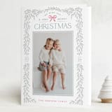 "Christmas Garland" - Holiday Cards in Berry by Hooray Creative - Folded Card
