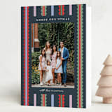 "Swiggle" - Holiday Cards in Kaleidoscope by Pixel and Hank - Folded Card