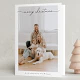 "Noël moderne" - Holiday Cards in Cloud by Benita Crandall - Folded Card