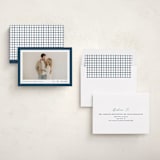 "Ribbon Frame" - Holiday Cards in Glacier by Carolyn MacLaren - Assembled