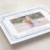 "Fine Frame" - Holiday Cards in Blue Jay by Melanie Kosuge - Detail