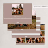 "Elegant Arch" - Holiday Cards in Snow by Heather Cairl - Back of Card Options