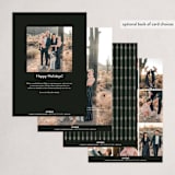 "Projection" - Holiday Cards in Dove by Amy Kross - Back of Card Options