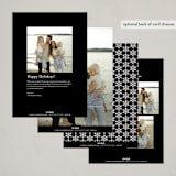 "Scattered Gallery" - Holiday Cards in Penguin by Michelle Taylor - Back of Card Options