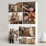 "Septet" - Holiday Cards in Snowflake by Jessica Williams - Folded Card