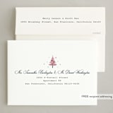 "jagged edge" - Holiday Cards in Navy by Cass Loh - FREE Recipient Addressing