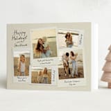"insta joy" - Holiday Cards in Linen by Kamala Nahas - Folded Card