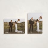 "Minimize" - Holiday Cards in Pearl by Pixel and Hank - Photo Orientation Options
