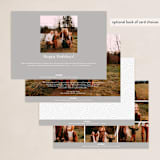 "Hampton" - Holiday Cards in Snow by Kristie Kern - Back of Card Options