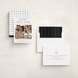 "Newsletter" - Holiday Cards in Cotton by Stacey Meacham - Assembled