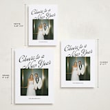 "Cheers to a New Year" - Holiday Cards in Tie by Itsy Belle Studio - Formats Available