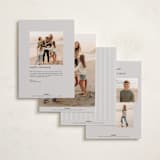 "Vintage Vibes" - Holiday Cards in Mist by Ana de Sousa - Back of Card Options