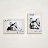 "Wrapped Up" - Holiday Cards in Lake by Megan Davis - Photo Orientation Options
