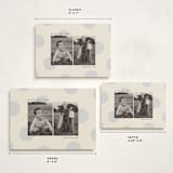 "big polka" - Holiday Cards in Mist by Ellen Schlegelmilch - Formats Available