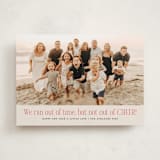 "Short on Time" - Holiday Cards in Eggnog by Erica Krystek - Front