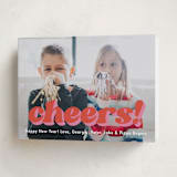 "Strut" - Holiday Cards in Bonbon by Megan Davis - Folded Card
