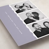 "simple wave" - Holiday Cards in Lilac by Sumak Studio - Detail