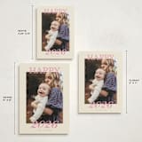 "Stamped" - Holiday Cards in Gumdrop by Baumbirdy - Formats Available
