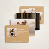 "Fancy" - Holiday Cards in Burnt by Rachel Cassel - Back of Card Options