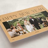 "Fancy" - Holiday Cards in Burnt by Rachel Cassel - Detail