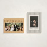 "Fancy" - Holiday Cards in Burnt by Rachel Cassel - Photo Orientation Options