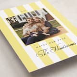 "Preppy Stripes" - Holiday Cards in Honey by Emily Betts - Detail