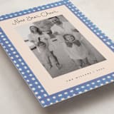 "Bold Gingham" - Holiday Cards in Ocean by Teju Reval - Detail