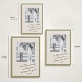 "Note" - Holiday Cards in Sage Ecru by AK Graphics - Formats Available
