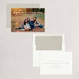 "Bright Here" - Holiday Cards in Snow by Amy Kross - Assembled