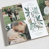 "Cheer Greens" - Holiday Cards in Pine by Alethea and Ruth - Detail