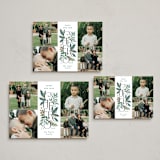 "Cheer Greens" - Holiday Cards in Pine by Alethea and Ruth - Formats Available