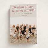 "Short on Time" - Holiday Cards in Eggnog by Erica Krystek - Folded Card