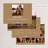 "Happy Accent" - Holiday Cards in Caramel by Carolyn MacLaren - Back of Card Options