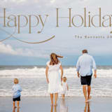 "Happy Accent" - Holiday Cards in Caramel by Carolyn MacLaren - Detail
