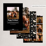 "Floral Celebration" - Holiday Cards in Pavement by Susan Moyal - Back of Card Options