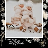 "Floral Celebration" - Holiday Cards in Pavement by Susan Moyal - Detail