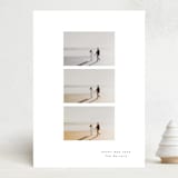"three" - Holiday Cards in Newsprint by Angela Thompson - Front