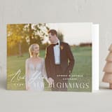 "New Again" - Holiday Cards in Snow by Amy Kross - Folded Card