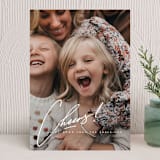 "Gleeful" - Holiday Cards in Snow by Kristie Kern - Front