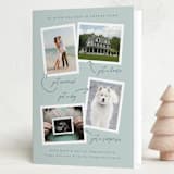 "Year to remember" - Holiday Cards in Wintermint by Heather Schertzer - Folded Card